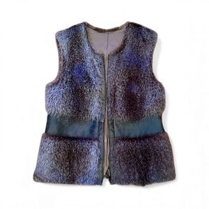 Fur Vest, authentic nutria fur, fits medium, *HOST PICK*